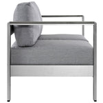 Shore Outdoor Patio Aluminum Loveseat by Modway