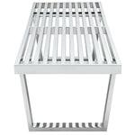 Sauna 5' Stainless Steel Bench by Modway Mid-Century Modern
