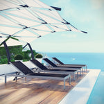 Shore Outdoor Patio Aluminum Chaise Set of 4 by Modway