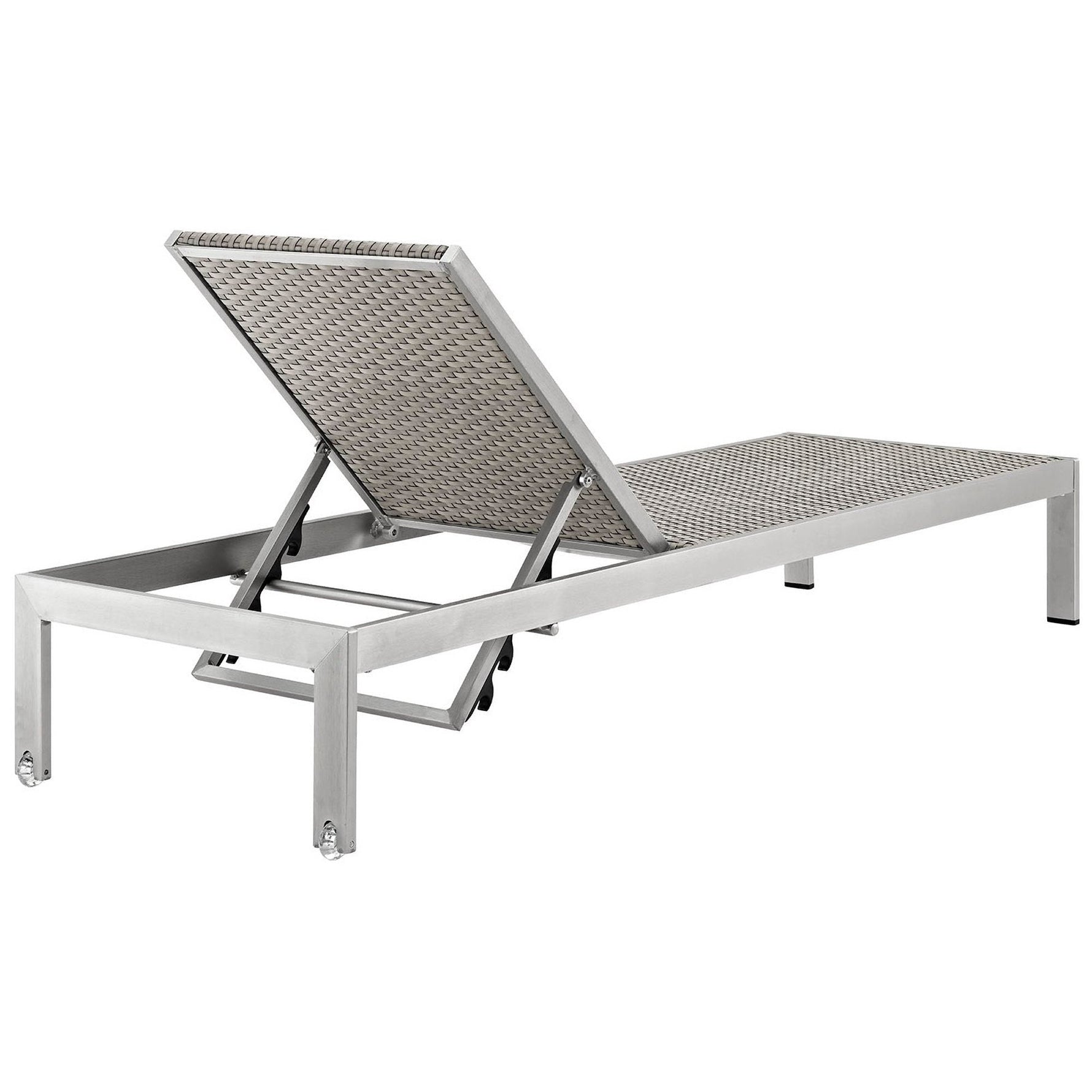 Shore Outdoor Patio Aluminum Chaise Set of 2 by Modway