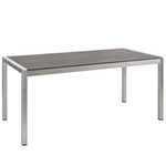 Shore 3 Piece Outdoor Patio Aluminum Dining Set by Modway
