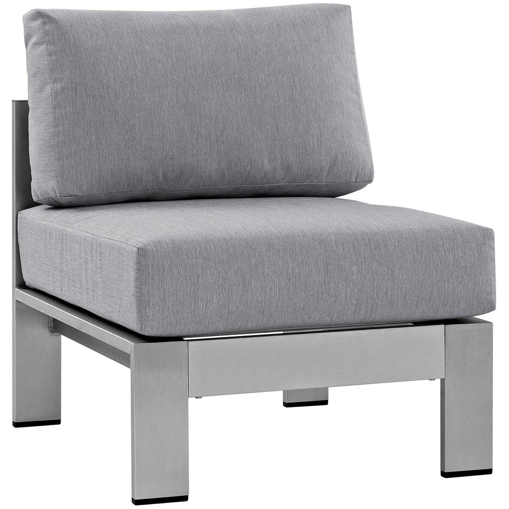 Shore 7-Piece Outdoor Patio Aluminum Sectional Sofa Set by Modway