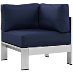 Shore 7-Piece Outdoor Patio Aluminum Sectional Sofa Set by Modway