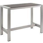 Shore 5 Piece Outdoor Patio Aluminum Dining Set by Modway