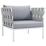 Harmony Outdoor Patio Aluminum Armchair by Modway
