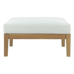 Bayport Outdoor Patio Teak Ottoman by Modway
