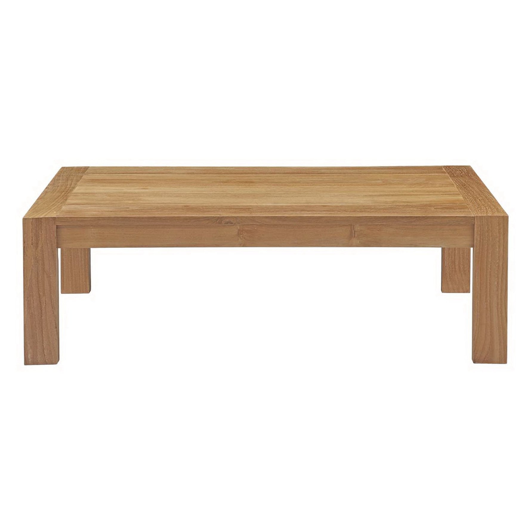 Upland Outdoor Patio Wood Coffee Table by Modway