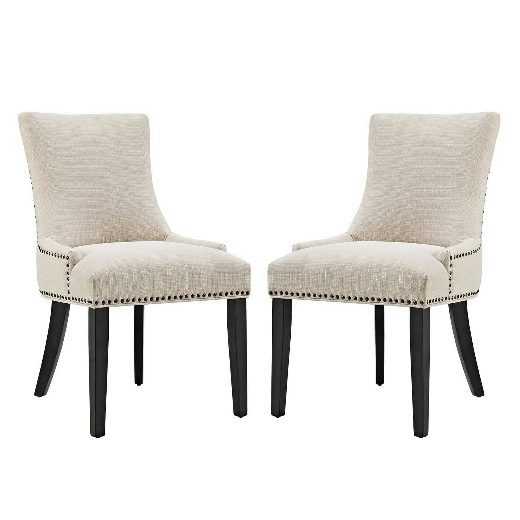 Marquis Fabric Dining Side Chair Set of 2 by Modway