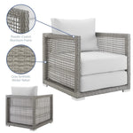Aura Rattan Outdoor Patio Armchair by Modway
