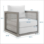 Aura Rattan Outdoor Patio Armchair by Modway
