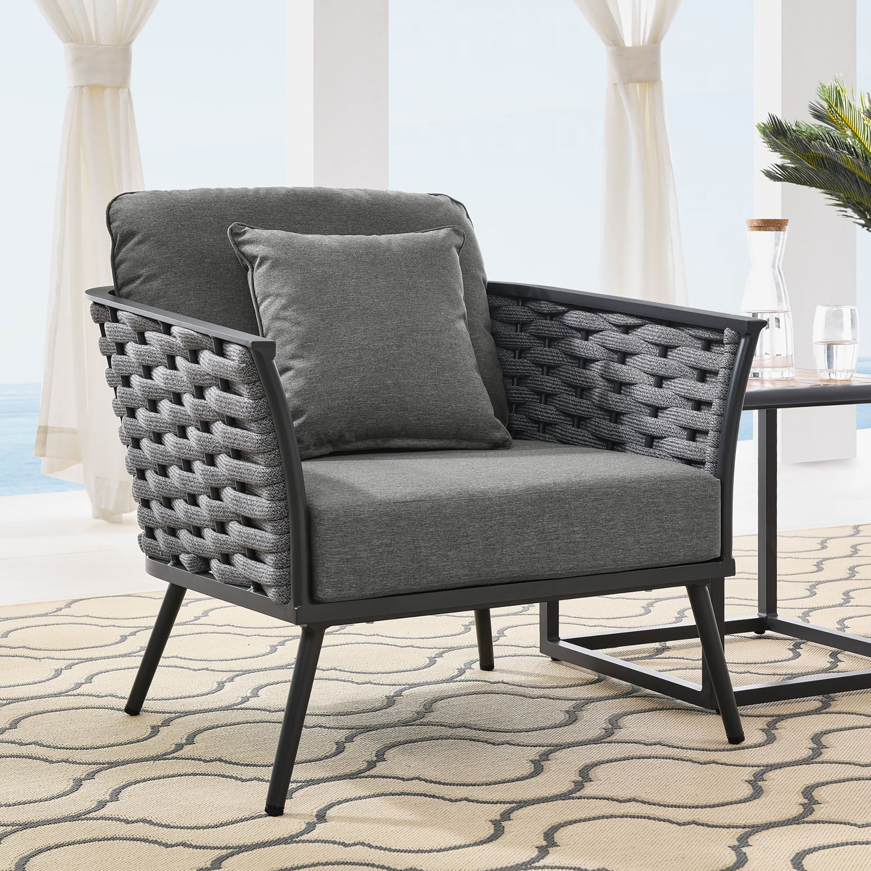 Stance Outdoor Patio Aluminum Armchair by Modway