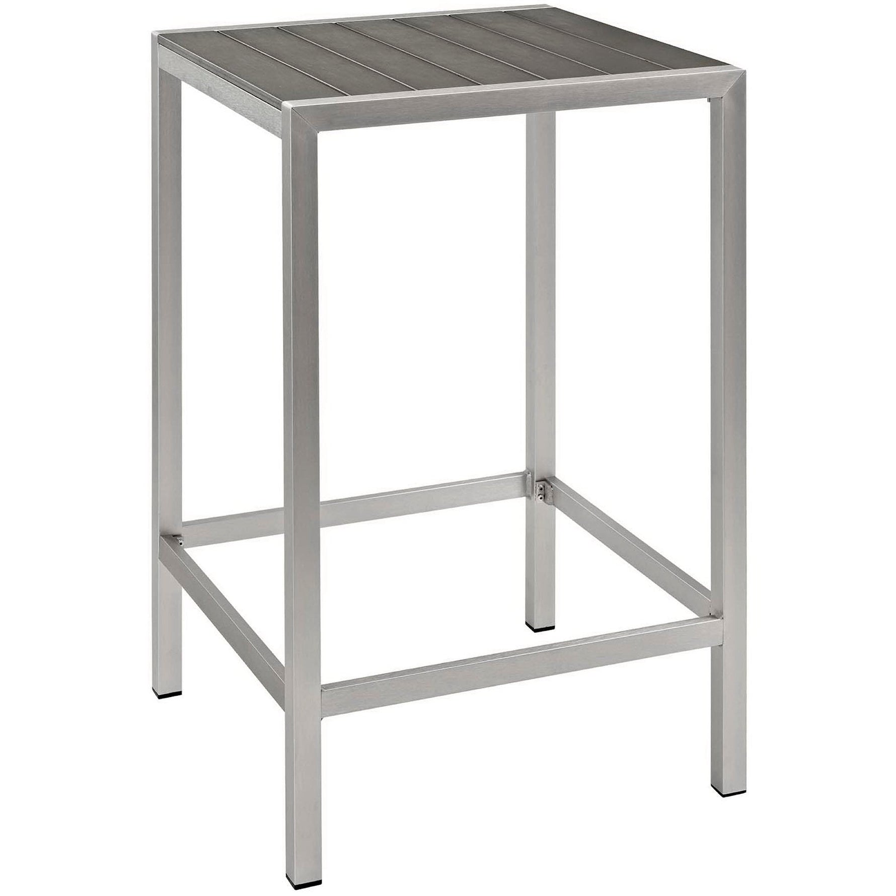 Shore 3 Piece Outdoor Patio Aluminum Pub Set by Modway