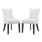 Marquis Faux Leather Dining Chair Set of 2 by Modway