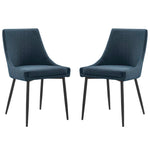 Viscount Upholstered Fabric Dining Chairs - Set of 2 by Modway