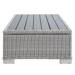 Conway 45" Outdoor Patio Wicker Rattan Coffee Table by Modway