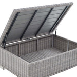 Conway 45" Outdoor Patio Wicker Rattan Coffee Table by Modway