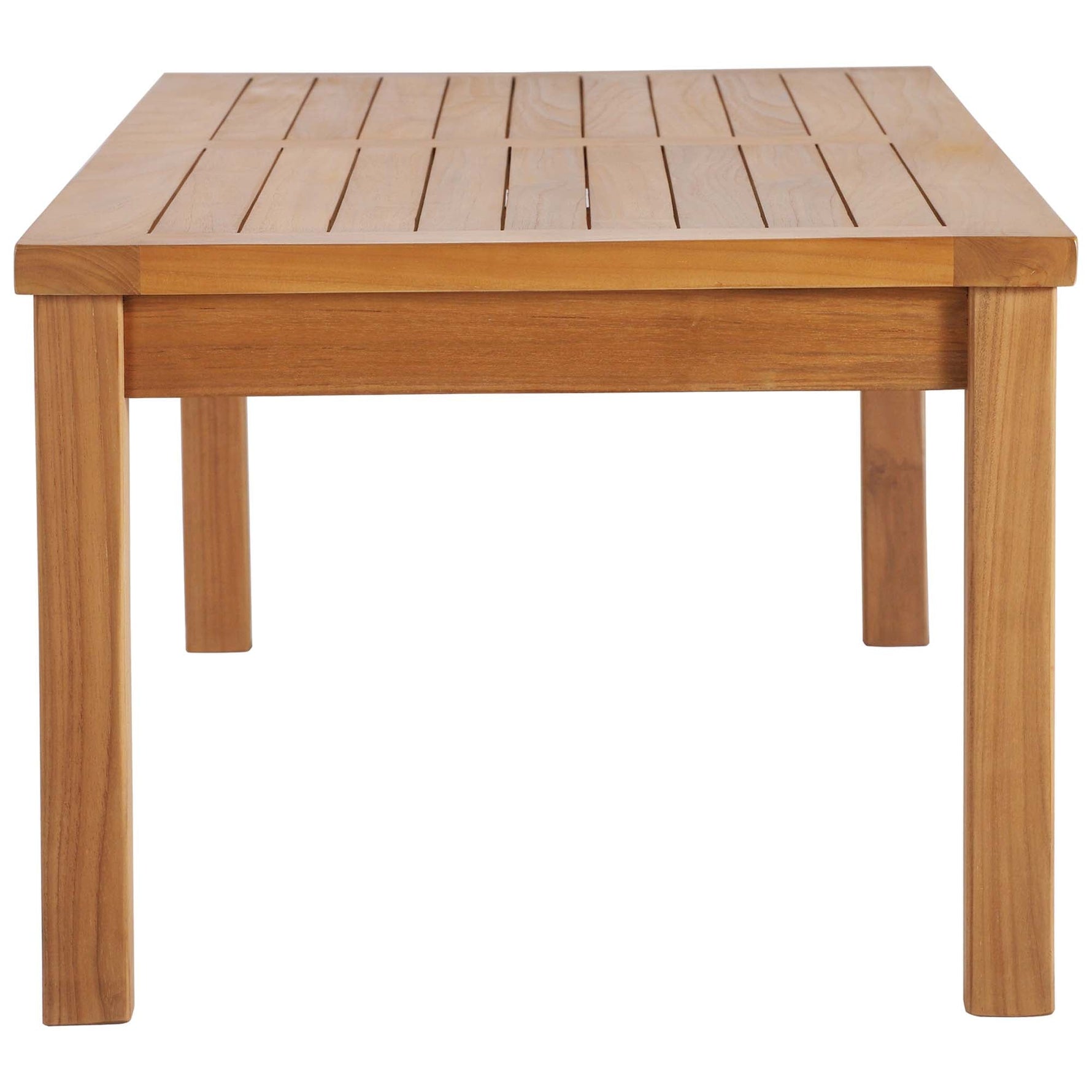 Upland Outdoor Patio Teak Wood Coffee Table by Modway
