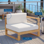 Upland Outdoor Patio Right-Arm Chair by Modway
