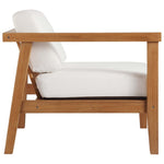 Bayport Outdoor Patio Teak Wood Left-Arm Chair by Modway