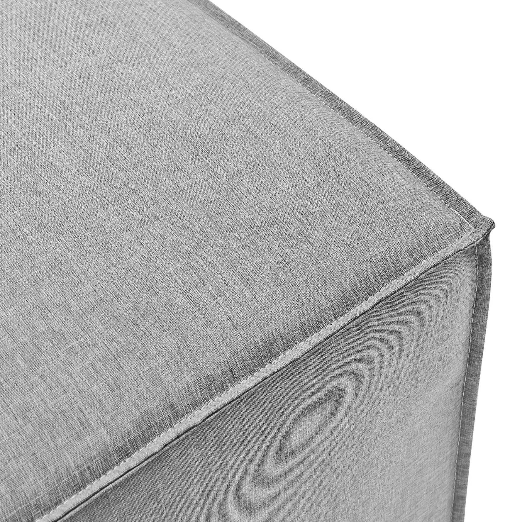 Saybrook Outdoor Patio Upholstered Sectional Sofa Ottoman by Modway
