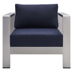 Shore Sunbrella Fabric Aluminum Outdoor Patio Armchair by Modway