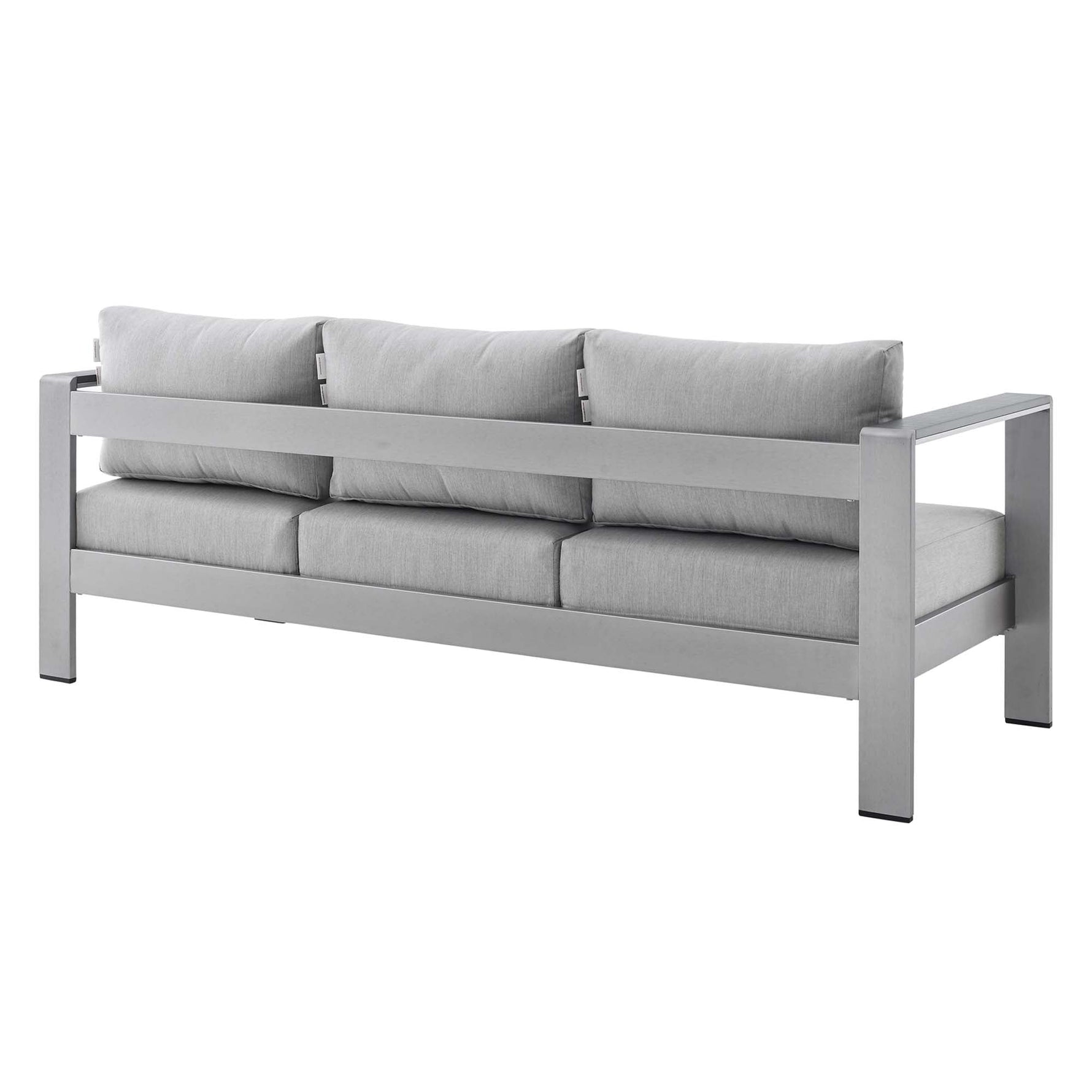Shore Sunbrella Fabric Aluminum Outdoor Patio Sofa by Modway