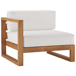 Upland 4-Piece Outdoor Patio Teak Wood Furniture Set