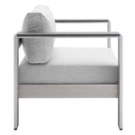 Shore 4 Piece Sunbrella Fabric Outdoor Patio Aluminum Set by Modway