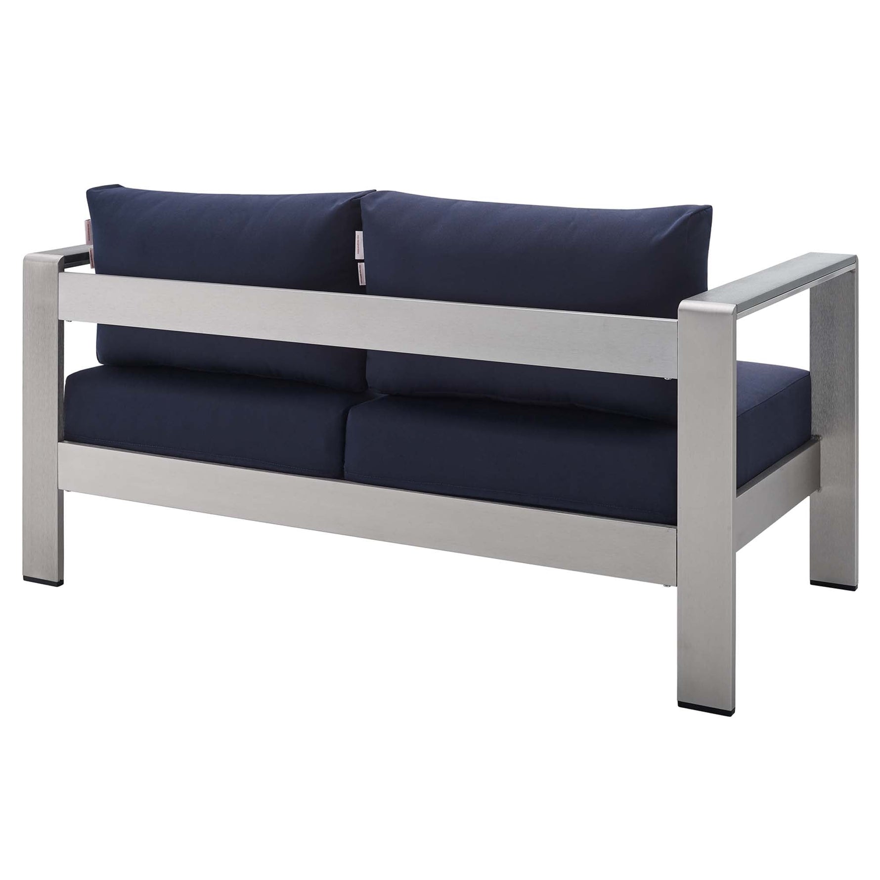 Shore 7 Piece Sunbrella Fabric Outdoor Patio Aluminum Set by Modway