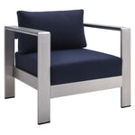 Shore 7 Piece Sunbrella Fabric Outdoor Patio Aluminum Set by Modway