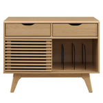 Render Vinyl Record Display Stand by Modway