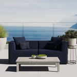 Saybrook 2-Piece Outdoor Patio Upholstered Sectional Sofa Loveseat by Modway