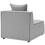 Saybrook 3-Piece Outdoor Patio Upholstered Sectional Sofa by Modway