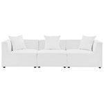 Saybrook 3-Piece Outdoor Patio Upholstered Sectional Sofa by Modway