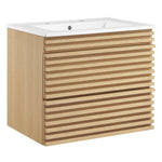 Render 24" Wall-Mount Bathroom Vanity by Modway