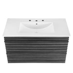 Render 36" Wall-Mount Bathroom Vanity by Modway