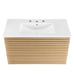 Render 36" Wall-Mount Bathroom Vanity by Modway