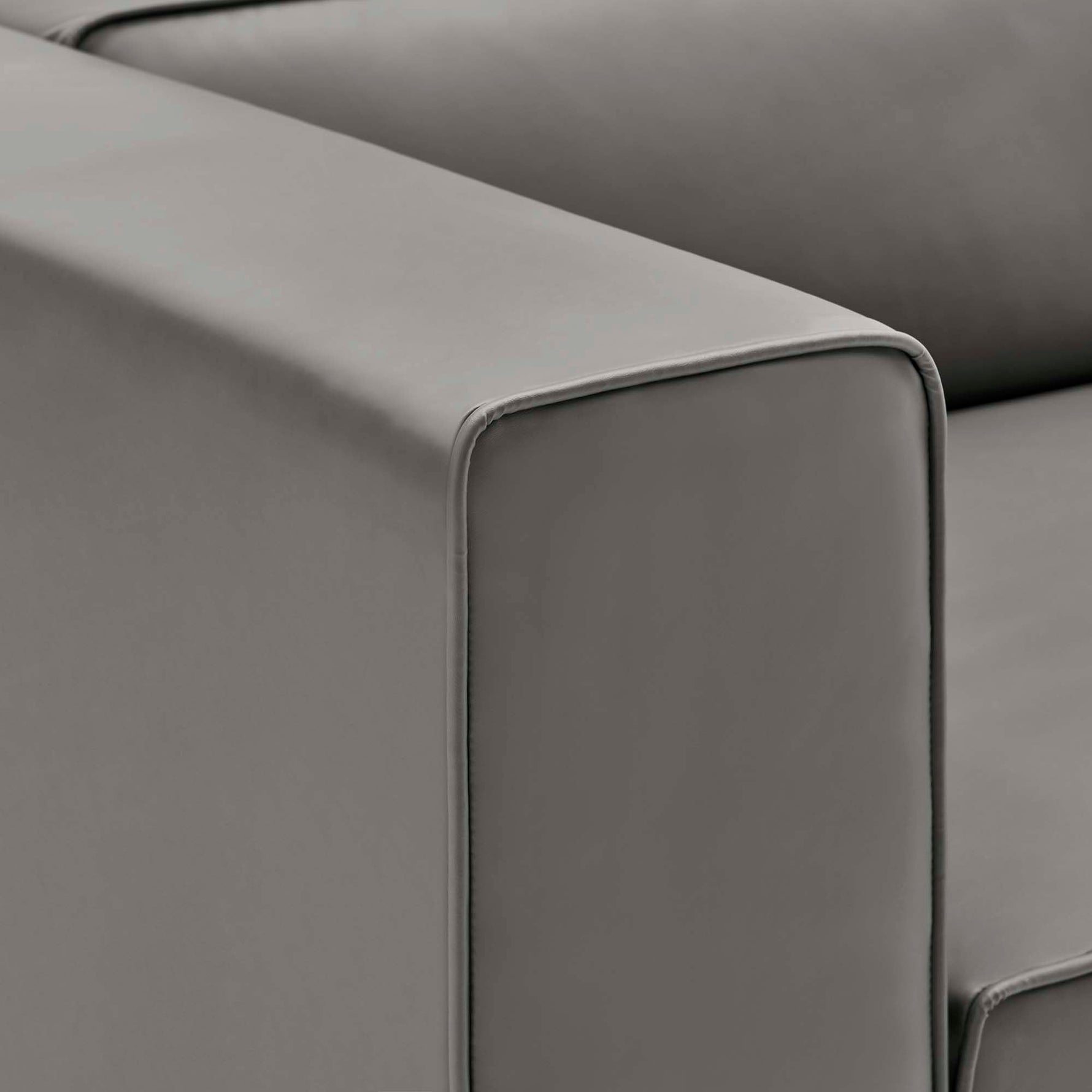 Mingle Vegan Leather Left-Arm Chair by Modway