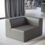 Mingle Vegan Leather Right-Arm Chair by Modway
