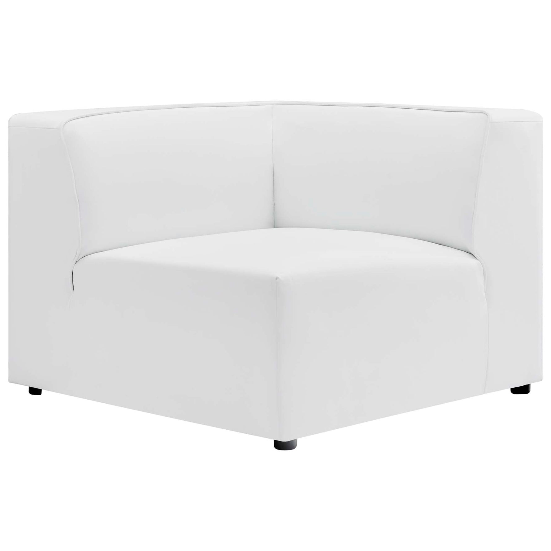 Mingle Vegan Leather Corner Chair by Modway