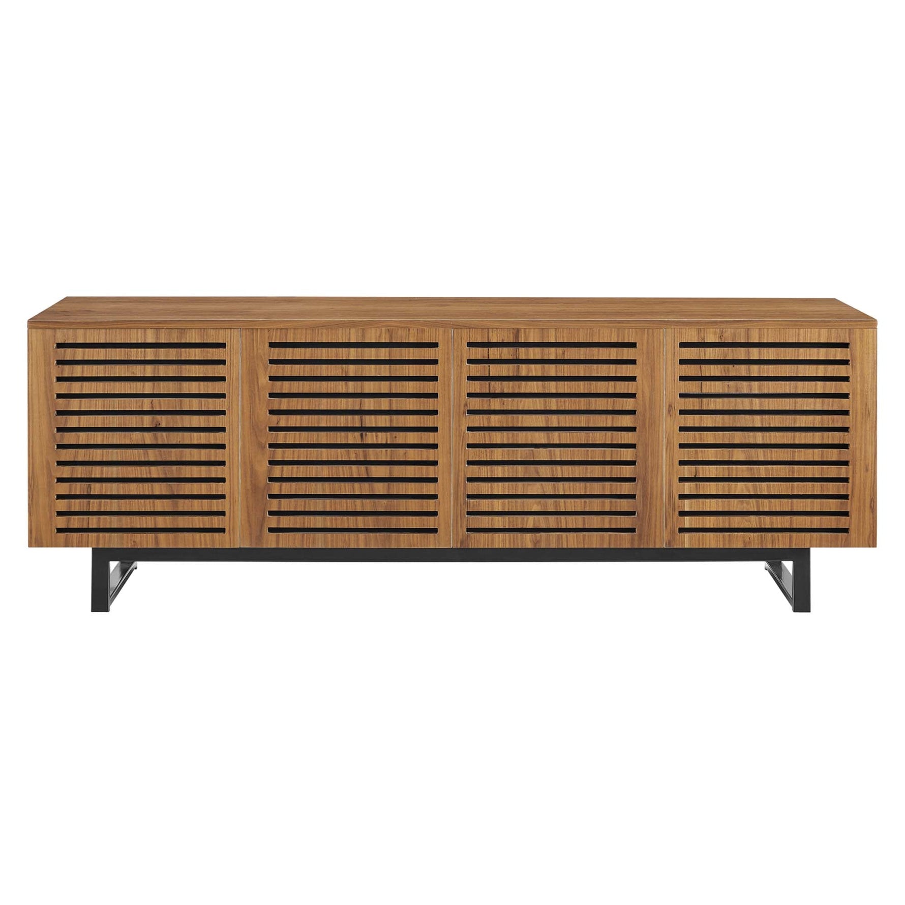 Parker 73" Walnut TV Stand by Modway