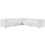Mingle 5-Piece Vegan Leather Sectional Sofa by Modway