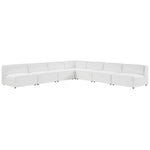 Mingle 7-Piece Vegan Leather Sectional Sofa by Modway