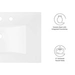 Cayman 30" Bathroom Sink by Modway