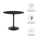 Lippa 36" Round Faux Marble Dining Table by Modway