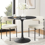 Lippa 36" Round Faux Marble Dining Table by Modway