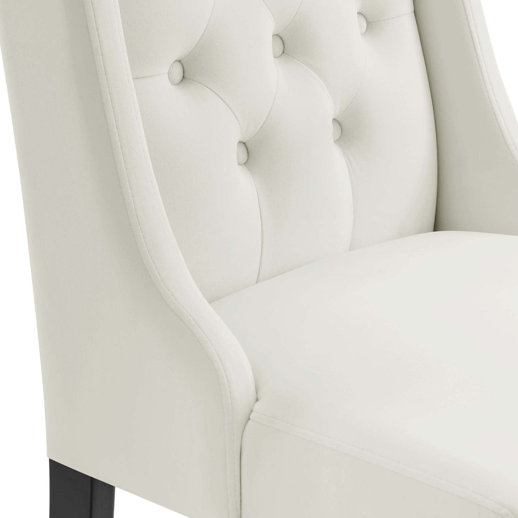 Baronet Performance Velvet Dining Chairs Set of 2 by Modway