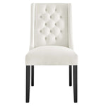 Baronet Performance Velvet Dining Chairs Set of 2 by Modway