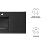 Cayman 48" Single Basin Bathroom Sink by Modway
