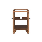 Birdie 24" Teak Wood Bathroom Vanity Cabinet